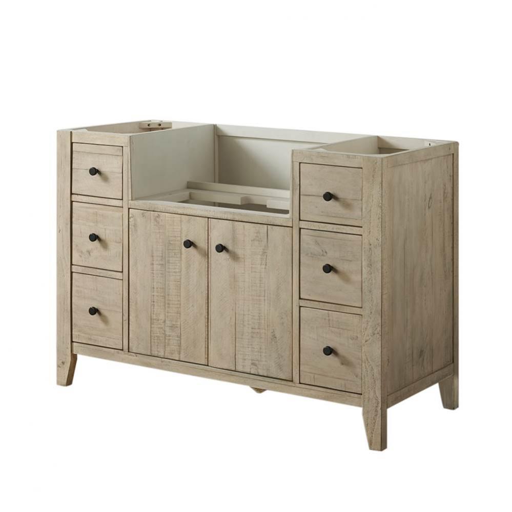 River View 48'' Farmhouse Vanity - Toasted Almond