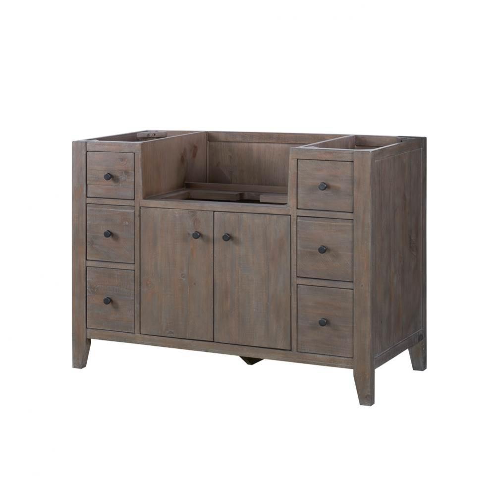 River View 48'' Farmhouse Vanity - Coffee Bean