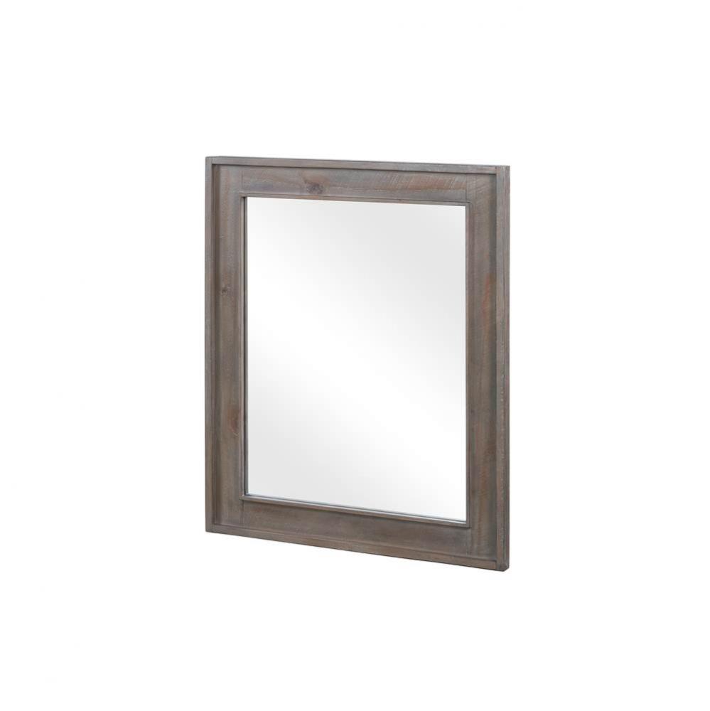 River View 30'' Mirror - Coffee Bean