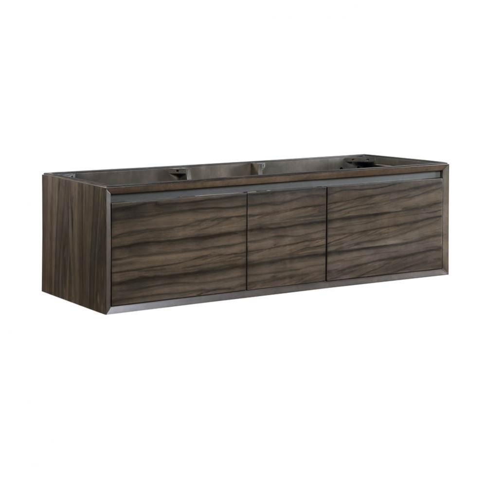 M4 60'' Double Bowl Wall Mount Vanity - Smoke