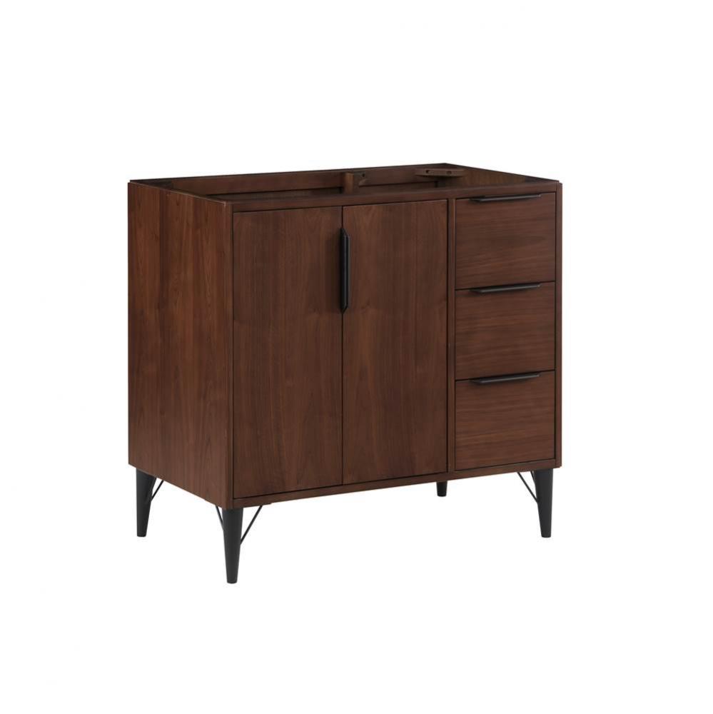 Grand Central 36'' Vanity Drawer-right - Natural Walnut