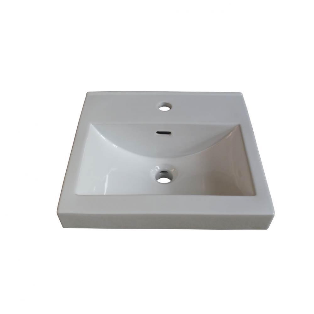 18x16'' White Ceramic Sink