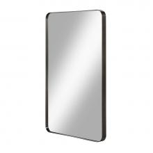 Fairmont Designs 1100-M24BK - Reflections 24'' Metal Frame Mirror - Matte Black