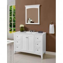 Fairmont Designs 1512-V48 - Shaker Americana 48'' Vanity - Polar White