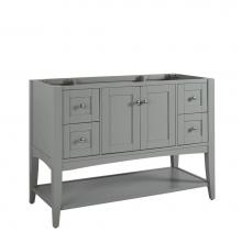Fairmont Designs 1514-VH48 - Shaker Americana 48'' Open Shelf Vanity - Light Gray
