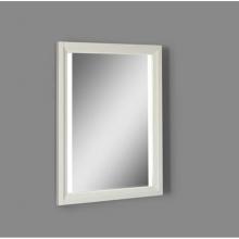 Fairmont Designs 1517-M25LED - Studio One 25'' Wood Frame LED Mirror In Glossy White