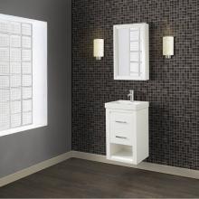 Fairmont Designs 1517-WV1816 - Studio One 18x16'' Wall Mount Vanity In Glossy White