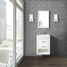 Fairmont Designs 1517-WV2118 - Studio One 21x18'' Wall Mount Vanity In Glossy White