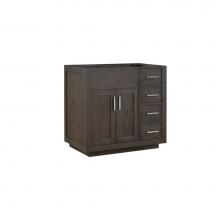 Fairmont Designs 1552-V36R - Brookings 36'' Vanity Drawer-right - Burnt Chocolate