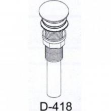 Fairmont Designs D-418-PC - Dome - Lav Drain 63mm