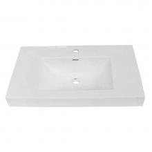Fairmont Designs S-11030W1 - 30x18'' White Ceramic Sink