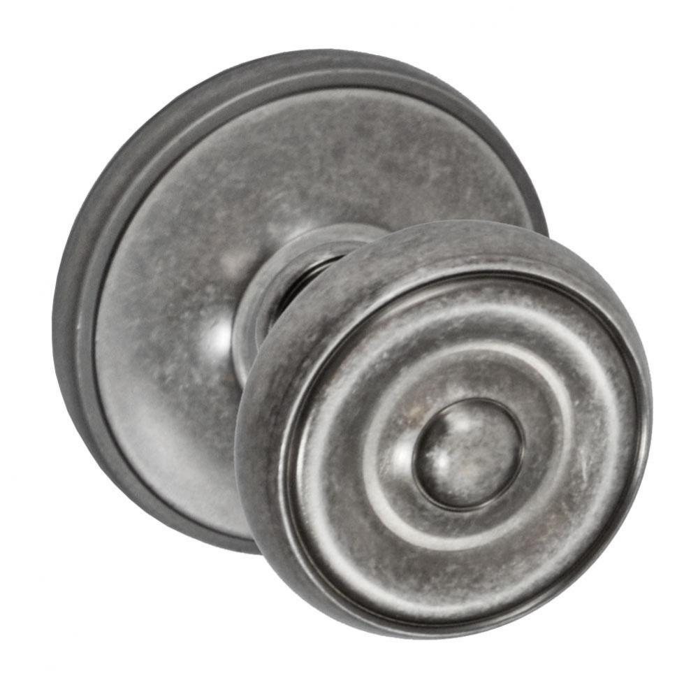 Cambridge Knob with Cambridge Rose Dummy Single in Antique