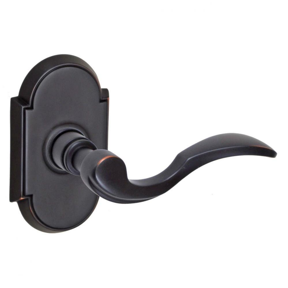 Paddle Lever with Tarvos Rose Dummy Single in Oil Rubbed Bronze - Right