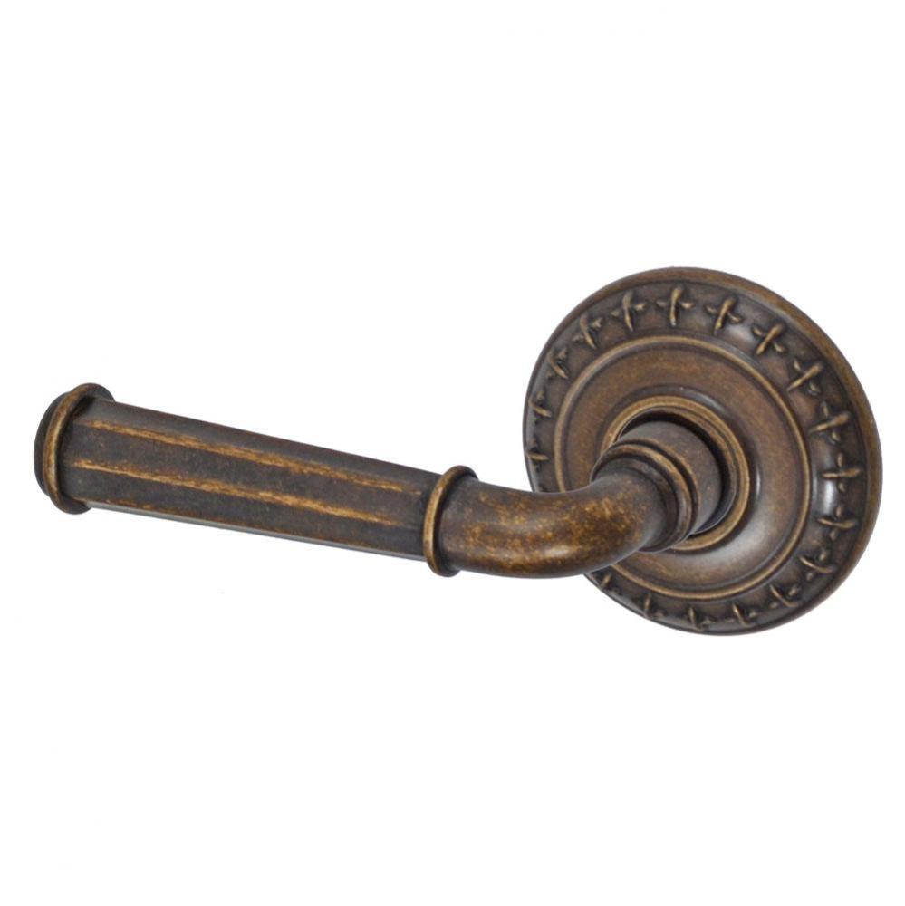 St Charles Lever with St. Charles Rose Dummy Single in Medium Bronze - Left