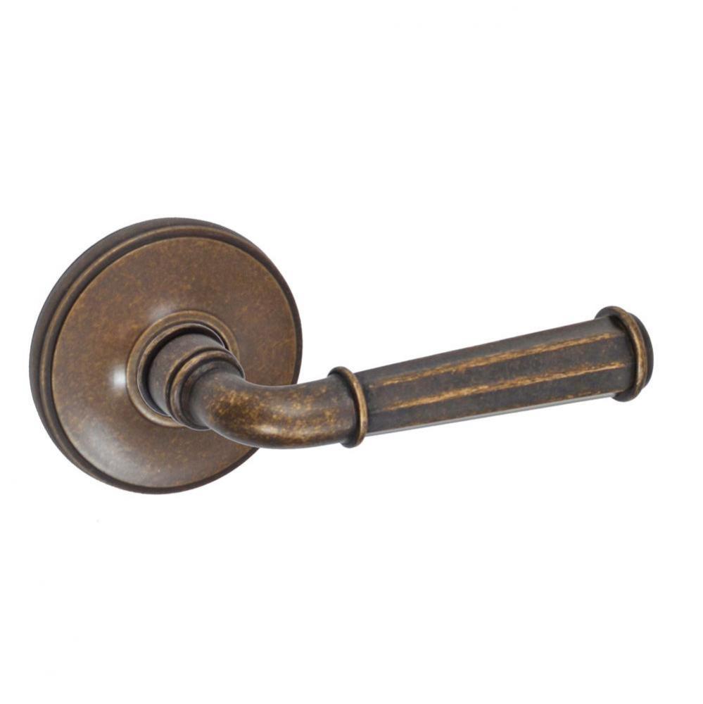 St Charles Lever with Cambridge Rose Privacy Set in Medium Bronze - Right