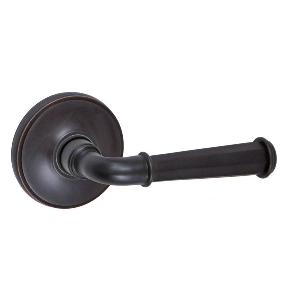 St Charles Lever with Cambridge Rose Dummy Single in Oil Rubbed Bronze - Right