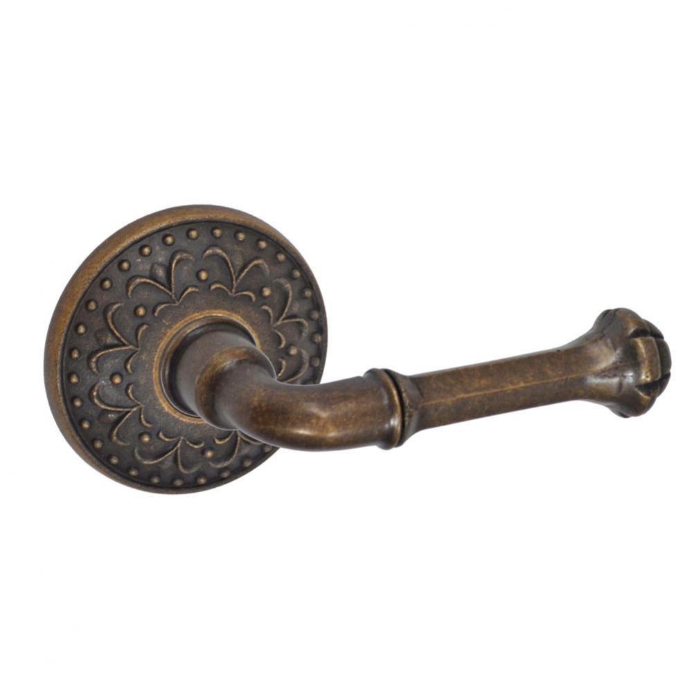 Tuscan Lever with Venice  Rose Dummy Single in Medium Bronze - Right