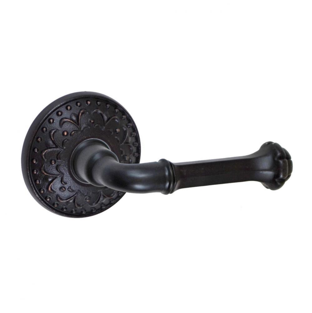 Tuscan Lever with Venice  Rose Dummy Single in Oil Rubbed Bronze - Right