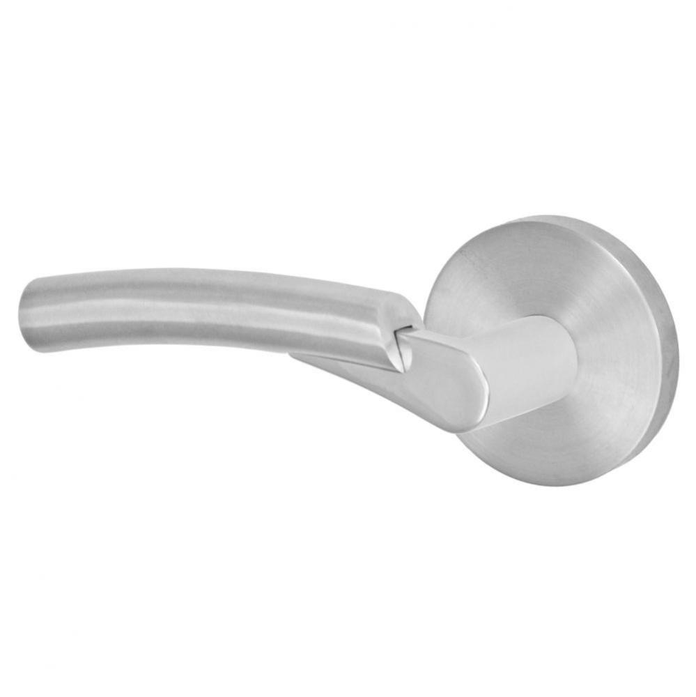 3030 - Stainless Steel Lever with Contemporary Rose Dummy Single in Brushed Stainless Steel -