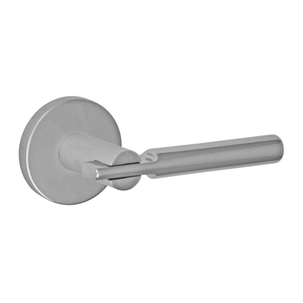 3040 - Stainless Steel Lever with Contemporary Rose Dummy Single in Polished Stainless Steel -
