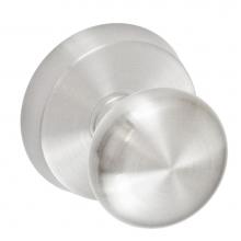 Fusion D-01-A8-E-BRN - Half-Round Knob with Beveled Round Rose Dummy Single in Brushed