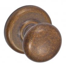 Fusion P-01-B2-0-MDB - Half-Round Knob with Radius  Rose Passage Set in Medium
