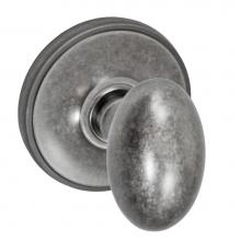 Fusion D-02-F2-E-ATP - Egg Knob with Cambridge Rose Dummy Single in Antique