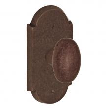 Fusion D-06-C7-E-MXB - Sandcast Bronze Potato Knob with Sandcast Bronze Large Scalloped Plate Dummy Single in Sandcast