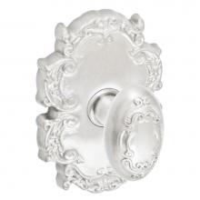 Fusion P-34-C8-0-BRN - Scroll Egg Knob with Victorian Rose Passage Set in Brushed