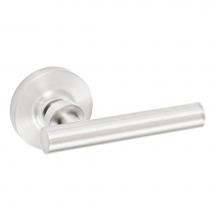 Fusion P-AC-A2-0-BRN-R - South Beach Lever with Contemporary Rose Passage Set in Brushed Nickel - Right