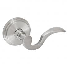 Fusion D-AD-B1-E-BRN-R - Drop Tail  Lever with Stepped  Rose Dummy Single in Brushed Nickel - Right