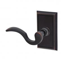 Fusion D-AD-S8-E-ORB-L - Drop Tail  Lever with Shaker Rose Dummy Single in Oil Rubbed Bronze - Left