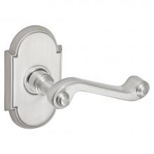 Fusion V-AE-E8-0-BRN-R - Ornate Lever with Tarvos Rose Privacy Set in Brushed Nickel - Right