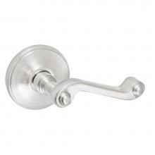 Fusion D-AE-F2-E-BRN-R - Ornate Lever with Cambridge Rose Dummy Single in Brushed Nickel - Right
