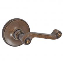 Fusion P-AE-F2-0-MDB-R - Ornate Lever with Cambridge Rose Passage Set in Medium Bronze - Right