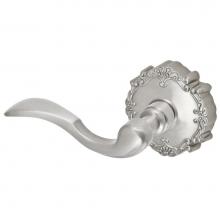 Fusion D-AF-C9-E-BRN-L - Paddle Lever with Round Victorian Rose Dummy Single in Brushed Nickel - Left