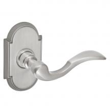 Fusion V-AF-E8-0-BRN-R - Paddle Lever with Tarvos Rose Privacy Set in Brushed Nickel - Right