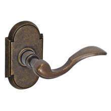 Fusion D-AF-E8-E-MDB-R - Paddle Lever with Tarvos Rose Dummy Single in Medium Bronze - Right