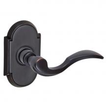 Fusion D-AF-E8-E-ORB-R - Paddle Lever with Tarvos Rose Dummy Single in Oil Rubbed Bronze - Right