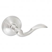 Fusion V-AF-F2-0-BRN-R - Paddle Lever with Cambridge Rose Privacy Set in Brushed Nickel - Right