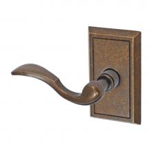 Fusion D-AF-S8-E-MDB-L - Paddle Lever with Shaker Rose Dummy Single in Medium Bronze - Left