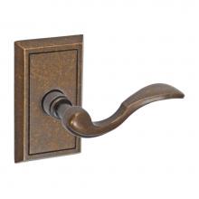 Fusion D-AF-S8-E-MDB-R - Paddle Lever with Shaker Rose Dummy Single in Medium Bronze - Right