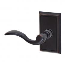 Fusion D-AF-S8-E-ORB-L - Paddle Lever with Shaker Rose Dummy Single in Oil Rubbed Bronze - Left