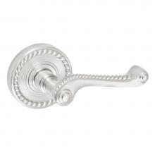Fusion D-AG-B8-E-BRN-R - Rope Lever with Rope Rose Dummy Single in Brushed Nickel - Right