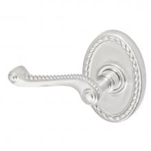 Fusion D-AG-B9-E-BRN-L - Rope Lever with Oval Rope Rose Dummy Single in Brushed Nickel - Left