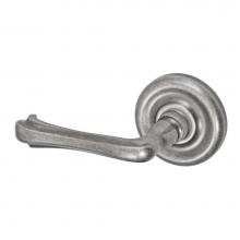 Fusion D-AH-A7-E-ATP-L - Claw Foot Lever with Contoured Radius Rose Dummy Single in Antique Pewter - Left