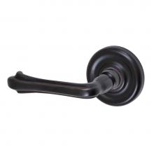 Fusion D-AH-A7-E-ORB-L - Claw Foot Lever with Contoured Radius Rose Dummy Single in Oil Rubbed Bronze - Left
