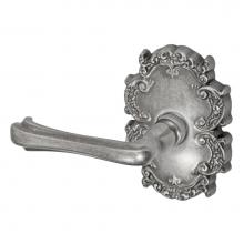 Fusion D-AH-C8-E-ATP-L - Claw Foot Lever with Victorian Rose Dummy Single in Antique Pewter - Left