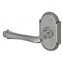 Fusion D-AH-E8-E-ATP-L - Claw Foot Lever with Tarvos Rose Dummy Single in Antique Pewter - Left
