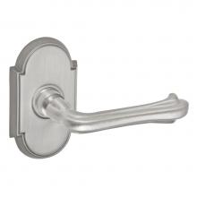 Fusion V-AH-E8-0-BRN-R - Claw Foot Lever with Tarvos Rose Privacy Set in Brushed Nickel - Right